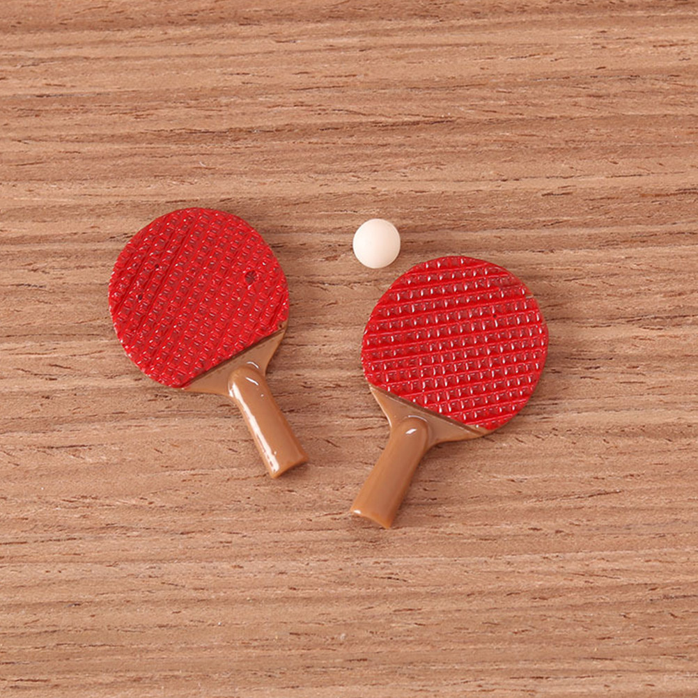 Sports Equipment Photos - مجموعتان من مضارب تنس الطاولة المصغرة،