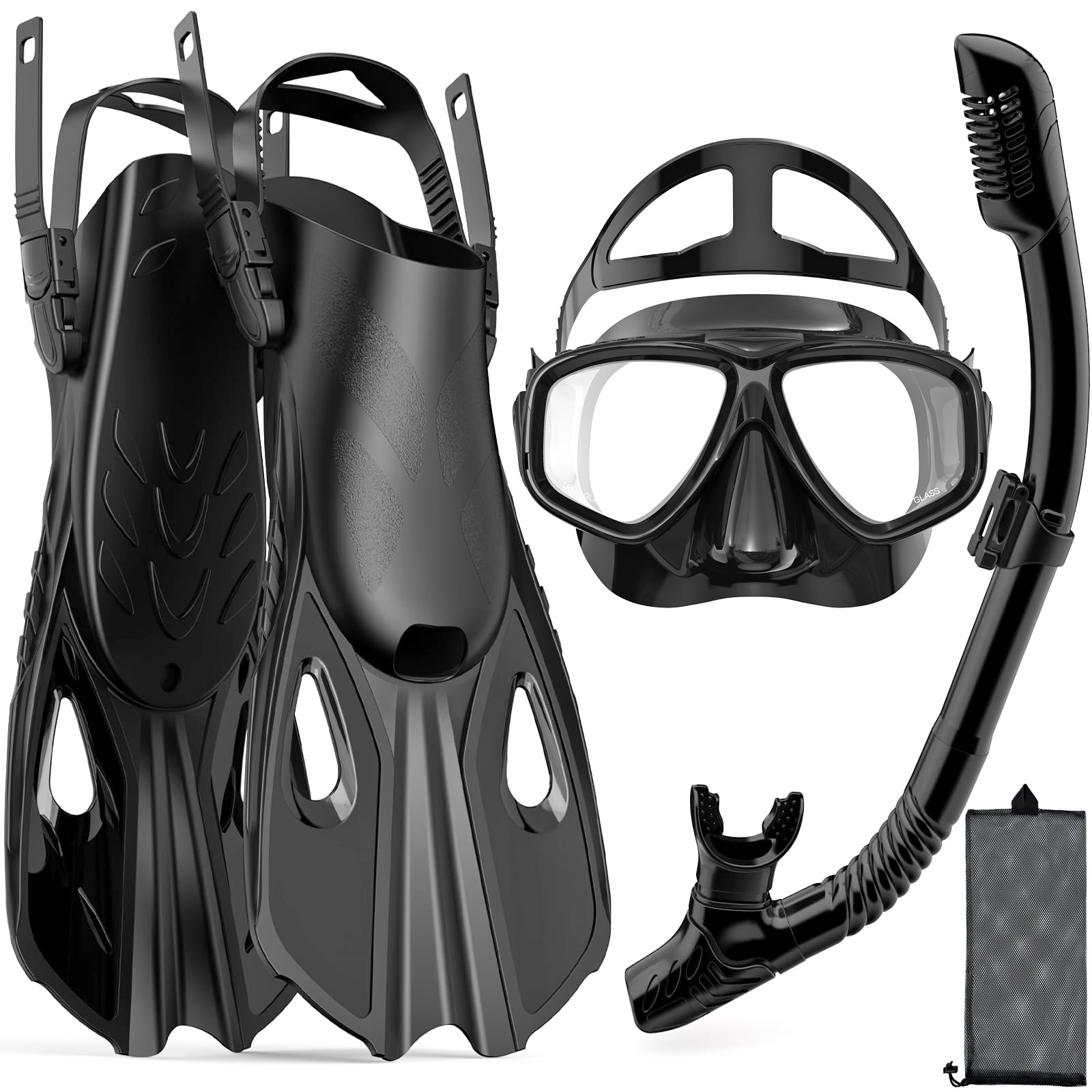 Swim Fin Short Blade - قناع زعانف غص مجموعة 4 في