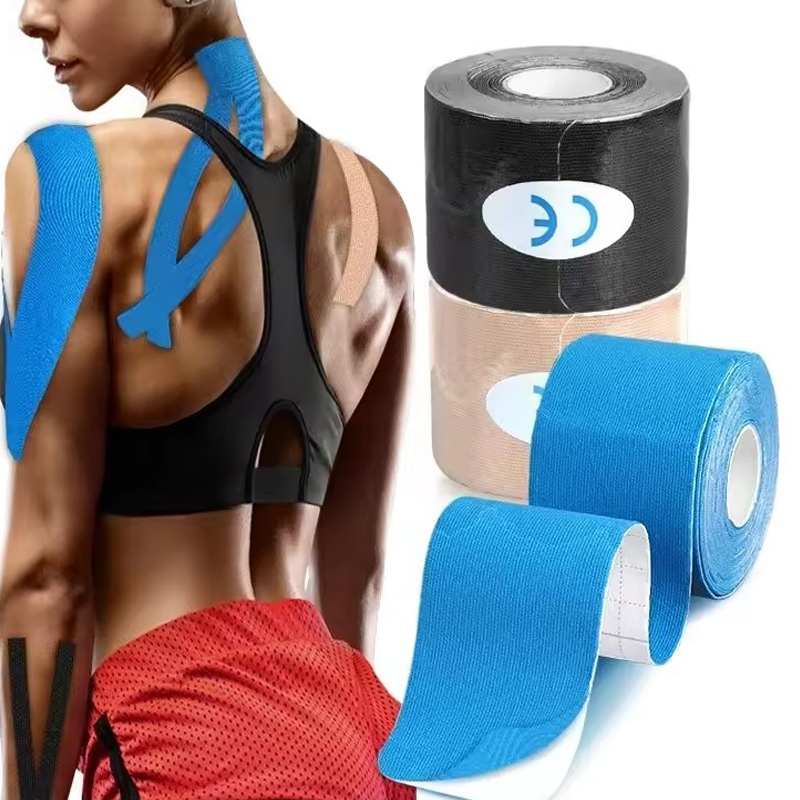 Sports Equipment Supplies - 5CMX5M رقعة استعادة العضلات، شريط مطاطي
