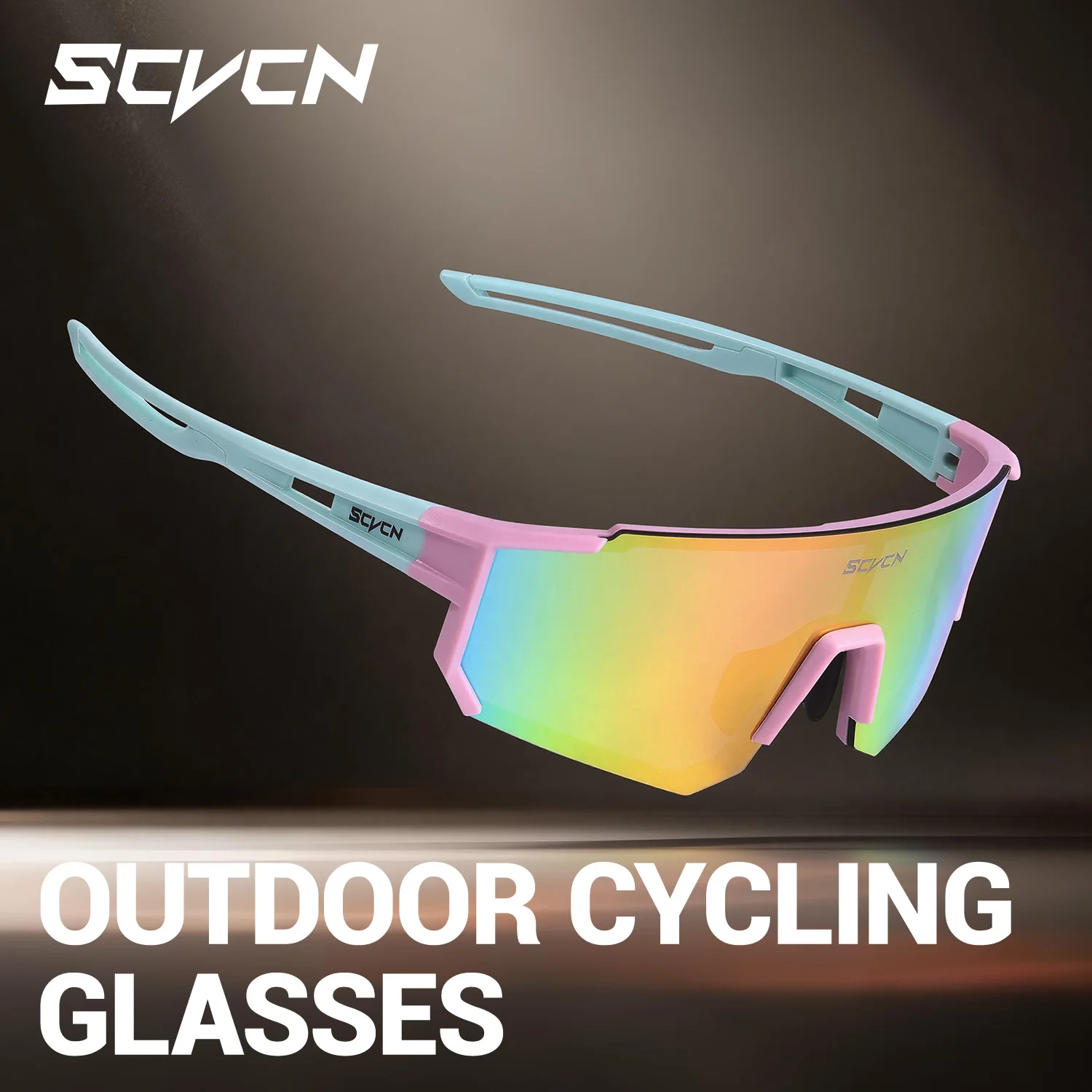 Sports Equipment Photos - SCVCN النساء الوردي دراجة الدراجات نظارات