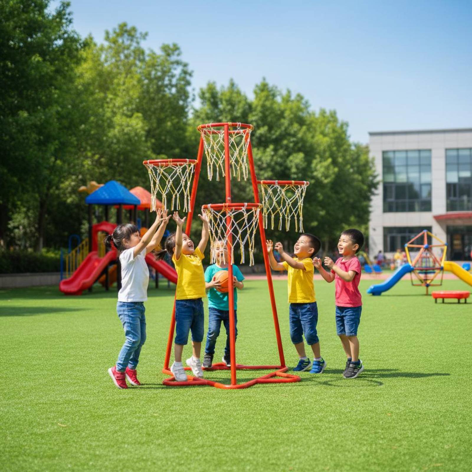 X Sports Equipment - حلبة كرة سلة للأطفال للاستخدام الداخلي