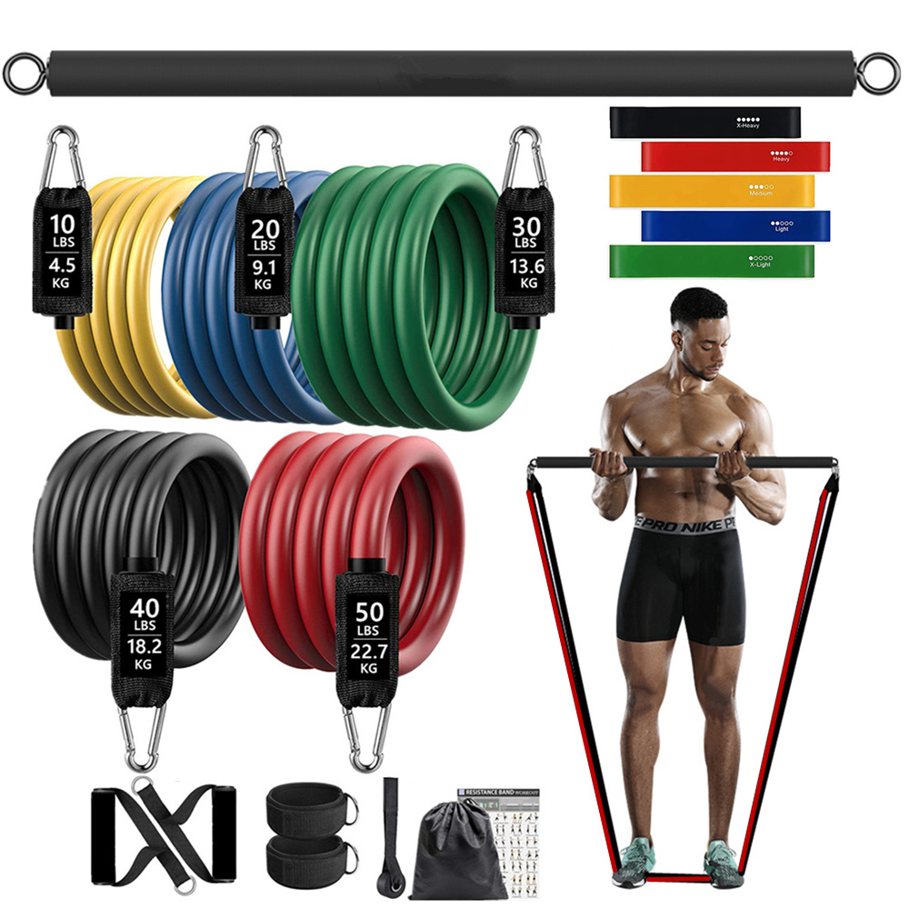 Sports Equipment Supplies - 150lb اللياقة البدنية الغنيمة المقاومة شريط