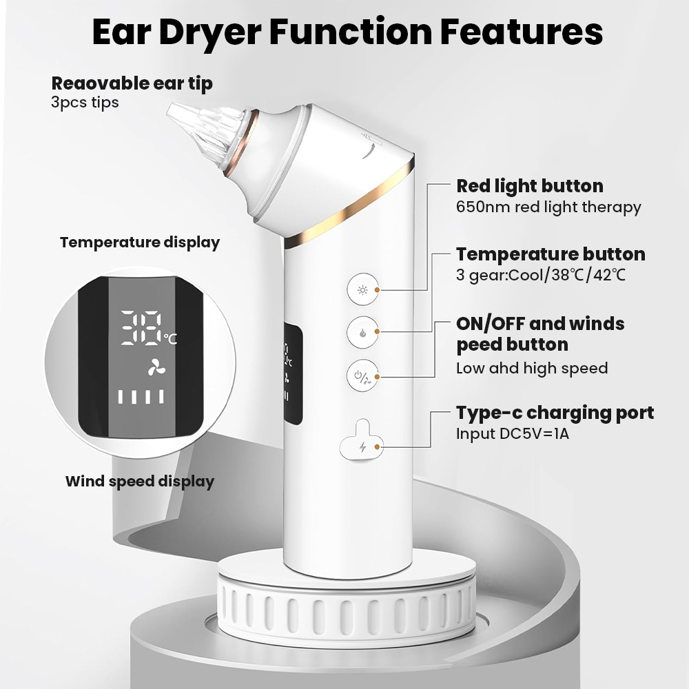 مجفف أذن إلكتروني منخفض الضوضا - مراجعة Sports Equipment Dryer وسعره