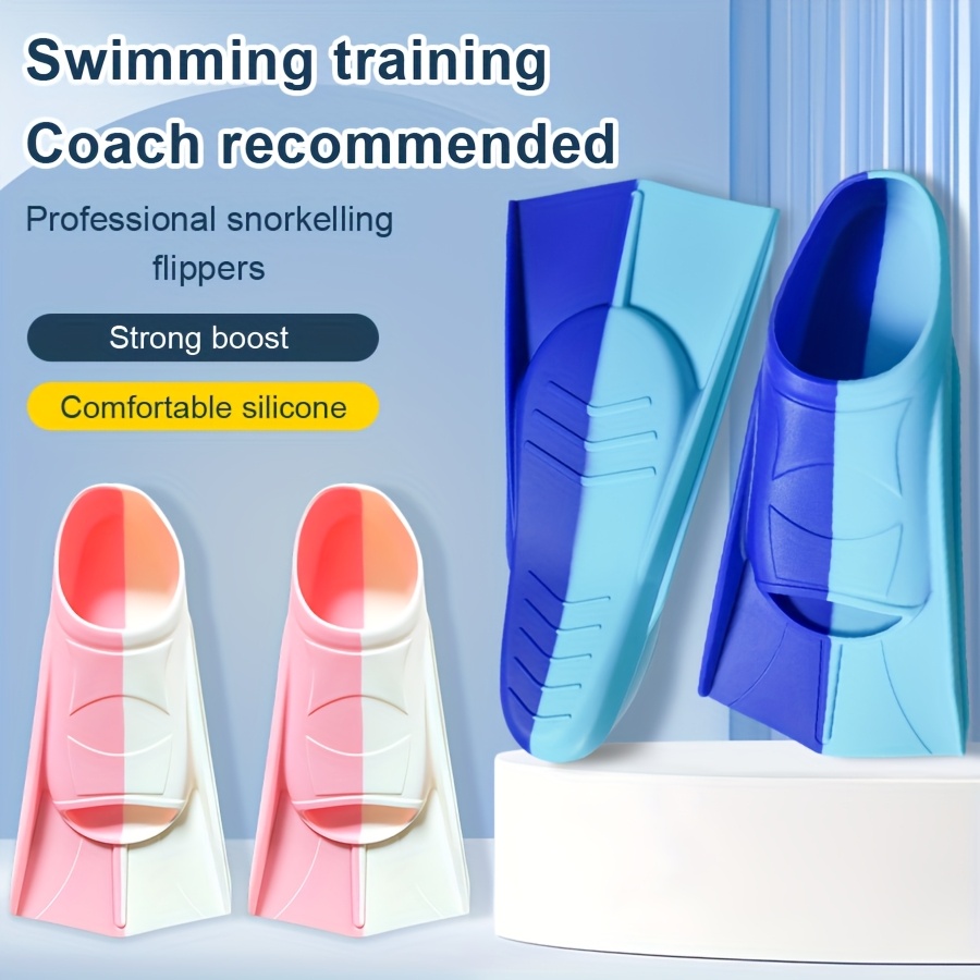 زعانف سباحة من السيليكون بجيب  - مراجعة Swim Fin Short Blade وسعره