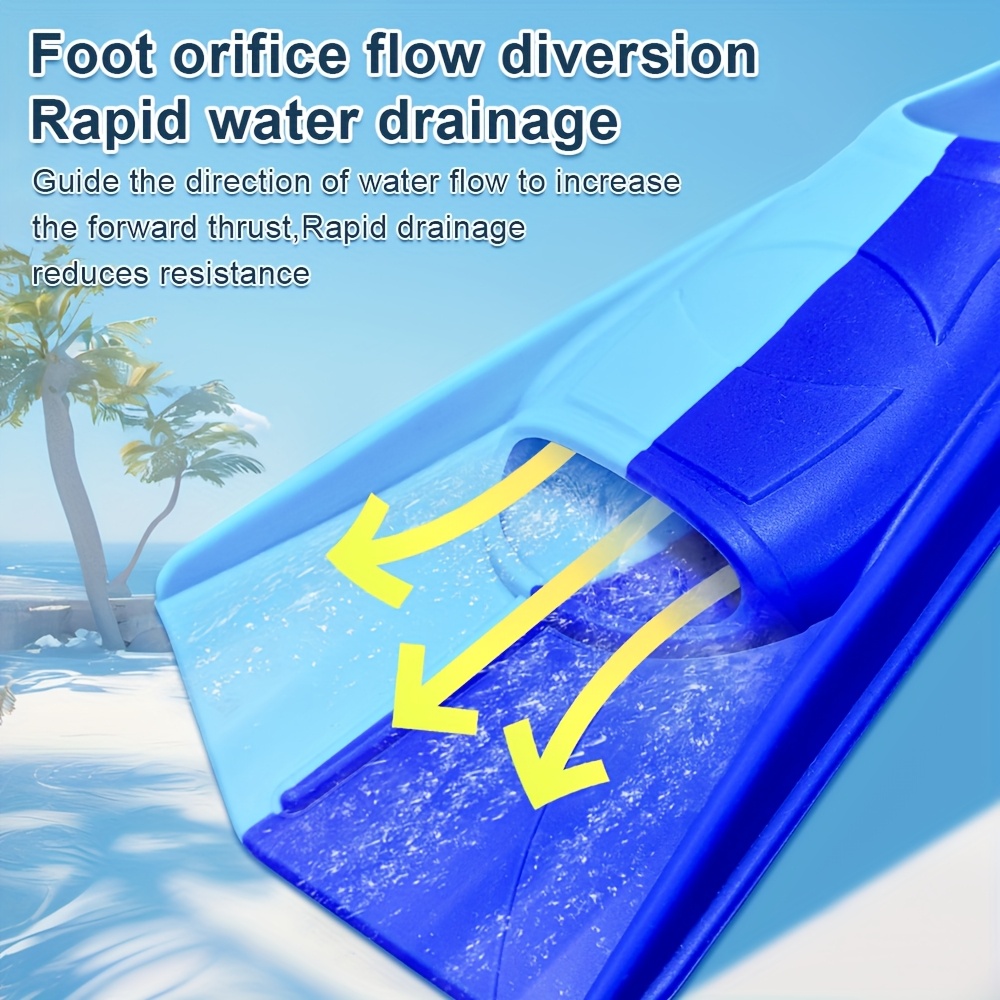 زعانف سباحة من السيليكون بجيب  - مراجعة Swim Fin Short Blade وسعره