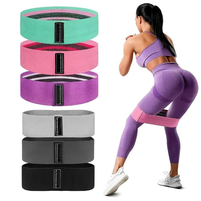 3 قطع من أربطة مقاومة قماشية ل - مراجعة Sports Equipment Supplies وسعره