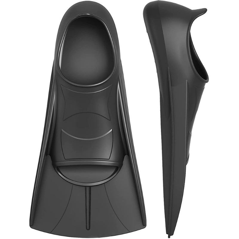 بلون قصير سيليكون الضفدع أحذية - مراجعة Swim Fin Short Blade وسعره
