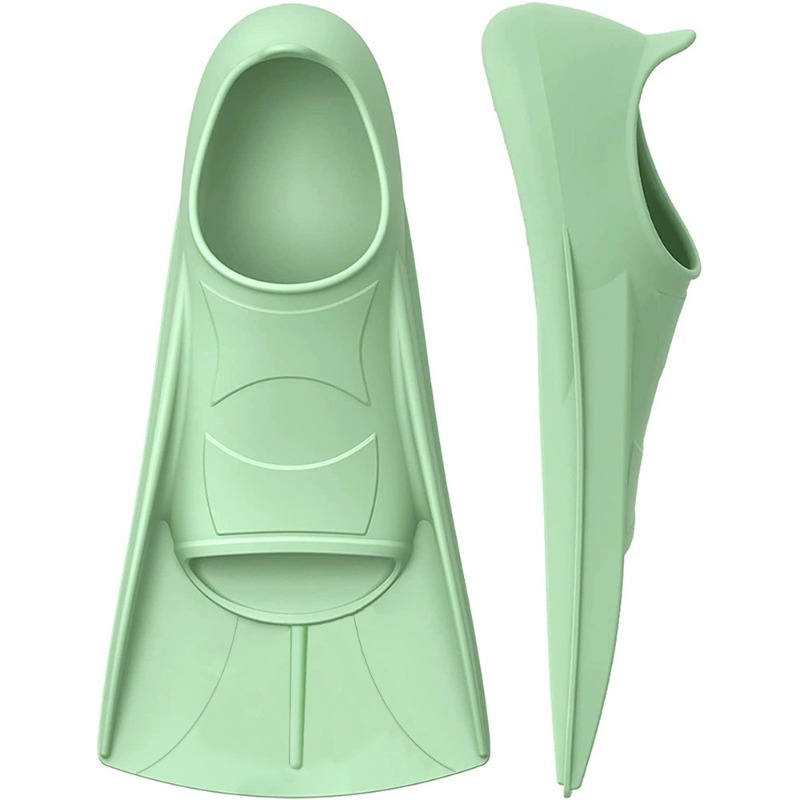 بلون قصير سيليكون الضفدع أحذية - مراجعة Swim Fin Short Blade وسعره