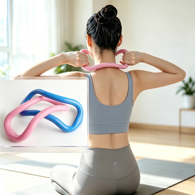 حلقة يوغا براتي لتمارين تمديد  - مراجعة Sports Equipment Supplies وسعره