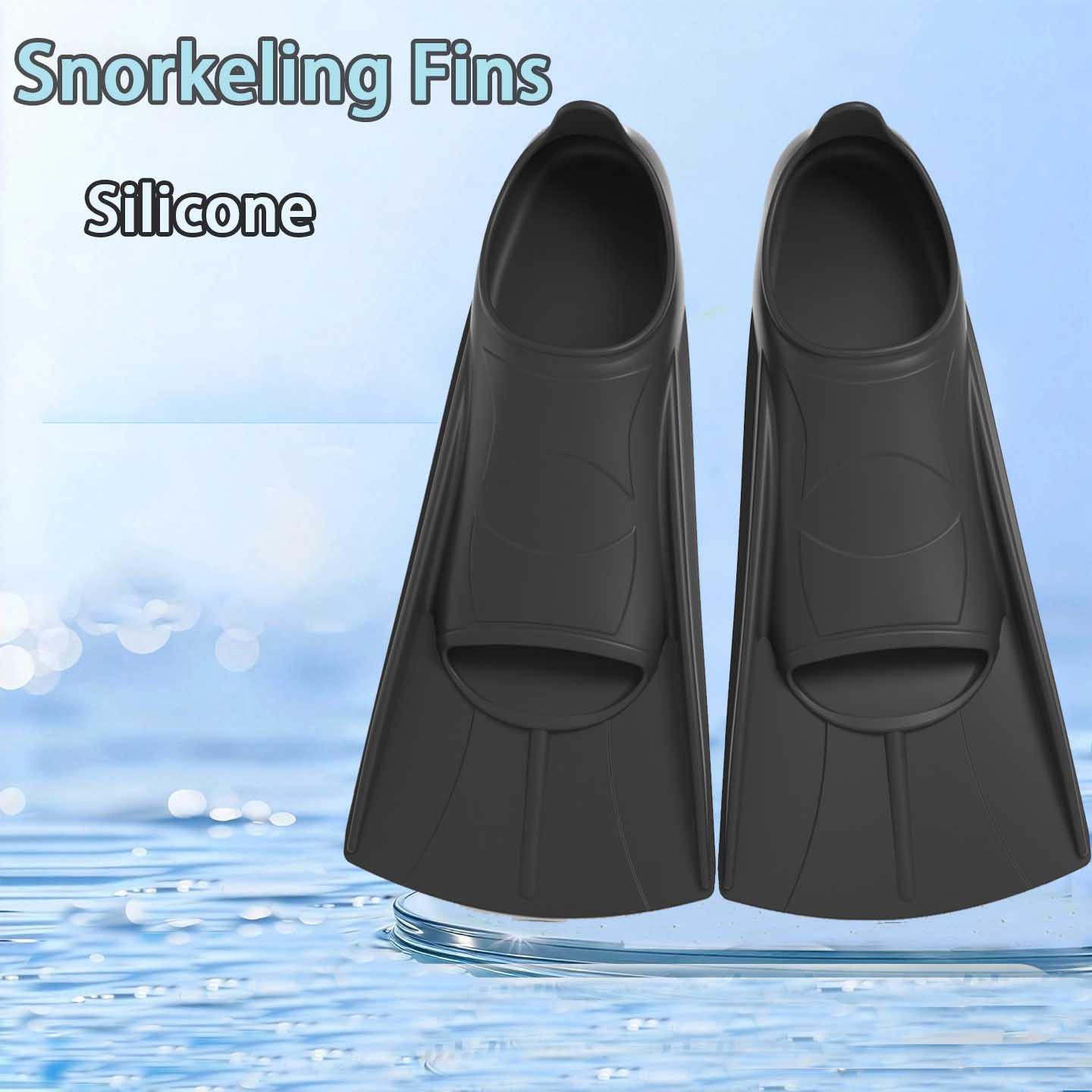 زعانف سباحة سيليكون للنساء وال - مراجعة Swim Fin Short Blade وسعره