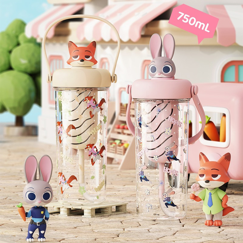 زجاجة مياه X&W Zootopia مع ماص - مراجعة X Sports Equipment وسعره